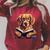 Cute Dog Golden Retriever Reading Book Raglan Sleeve Sweatshirt Heather Dust