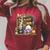 Cute Halloween Bookshelf Premium Tri-Blend Raglan Sleeve Sweatshirt Heather Dust