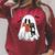 Cute Halloween Ghost Reading Book Raglan Sleeve Sweatshirt Heather Dust Cute Halloween Ghost Reading Book Raglan Sleeve Sweatshirt Heather Dust