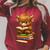 Cute Highland Cow With Glasses Reading Books Raglan Sleeve Sweatshirt Heather Dust