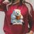 Cute Polar Bear Is Reading a Book Reading Polar Bear Raglan Sleeve Sweatshirt Heather Dust