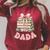 Dada Book First Chapter Birthday Family Matching Party Performance Raglan Sleeve Sweatshirt Heather Dust