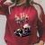 Dark Academia Aesthetic Gothic Book Candle Skull Red Rose Raglan Sleeve Sweatshirt Heather Dust