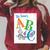 Dr Seuss ABC Book Cover Premium Tri-Blend Raglan Sleeve Sweatshirt Heather Dust