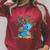 Dragon With Tree Books Cute Dragon Read Books Raglan Sleeve Sweatshirt Heather Dust