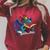 Dragon Wearing Glasses Reading A Book Raglan Sleeve Sweatshirt Heather Dust