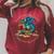 Easily Distracted By Dragons And Books Nerd Dragon Raglan Sleeve Sweatshirt Heather Dust