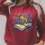 Enchanted Open Book With Blooming Flowers Raglan Sleeve Sweatshirt Heather Dust
