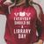Everyday Should Be a Library Day Book Lover Raglan Sleeve Sweatshirt Heather Dust