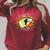 F-Bomb Retro Action Word Comic Book Cartoon Pop Art Raglan Sleeve Sweatshirt Heather Dust