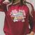 Floral Book Foxtrot Delta Tango 8647 Raglan Sleeve Sweatshirt Heather Dust