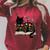 Floral Cat Reading Book Kitten Illustration Raglan Sleeve Sweatshirt Heather Dust