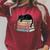 Floral Cat Sleeping On Books Raglan Sleeve Sweatshirt Heather Dust
