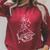 Flowers Butterfly Floral Women's Book Lovers Teacher Performance Raglan Sleeve Sweatshirt Heather Dust