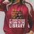 If Found Please Return To The Library Bookish Book Lover Raglan Sleeve Sweatshirt Heather Dust