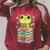Frog Reading Books Bookworm Librarian Raglan Sleeve Sweatshirt Heather Dust Frog Reading Books Bookworm Librarian Raglan Sleeve Sweatshirt Heather Dust