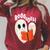 Ghost Book Reading Raglan Sleeve Sweatshirt Heather Dust