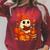 Ghost Reading Book Lovers Autumn Fall Halloween Raglan Sleeve Sweatshirt Heather Dust