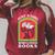 Girl Loves Books Reading Literature Read Book Lover Bookworm Raglan Sleeve Sweatshirt Heather Dust
