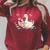 Goose Reading Romance Book Recess Bookworm Raglan Sleeve Sweatshirt Heather Dust