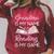 Grandma Is My Name Reading Is My Game Book Lover Raglan Sleeve Sweatshirt Heather Dust