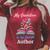 My Grandson Is My Favorite Author For Book Lovers Raglan Sleeve Sweatshirt Heather Dust