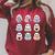 Halloween Ghosts Reading Books Pattern Spooky Kawaii Anime Raglan Sleeve Sweatshirt Heather Dust