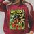 Halloween Horror Monster Vintage Comic Book Retro Raglan Sleeve Sweatshirt Heather Dust