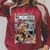 Halloween Horror Vintage Monster Comic Book Retro Raglan Sleeve Sweatshirt Heather Dust