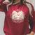 Haunted Library – Glowing Book Raglan Sleeve Sweatshirt Heather Dust