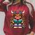Highland Cow Book Floral Bookworm Raglan Sleeve Sweatshirt Heather Dust