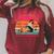 Hockey Romance Book Club All The Ice Romance Drama Vintage Raglan Sleeve Sweatshirt Heather Dust