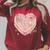 Hot Girls Read Books Cute Heart Graphic Raglan Sleeve Sweatshirt Heather Dust