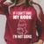 I'm Not Going Book Enthusiast Raglan Sleeve Sweatshirt Heather Dust