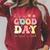 It’s A Good Day To Read A Book Lovers Library Reading Women Raglan Sleeve Sweatshirt Heather Dust
