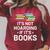 It's Not Hoarding If It's Books Book Lover & Reading Raglan Sleeve Sweatshirt Heather Dust