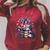Just A Girl Who Loves Books And Wolves Librarian Teacher Raglan Sleeve Sweatshirt Heather Dust