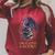 Just a Girl Who Loves Dragons & Books Women Dragon Bookish Raglan Sleeve Sweatshirt Heather Dust