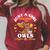 Just a Girl Who Loves Owls Coffe Books Girls Owl Lovers Raglan Sleeve Sweatshirt Heather Dust