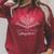 Just One More Chapter Book & Flowers Raglan Sleeve Sweatshirt Heather Dust