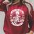 Just One More Chapter Gothic Skeleton Reading A Book Comfort Colors Crop Top Raglan Sleeve Sweatshirt Heather Dust