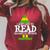 I Just Like To Read READING ELF Book Lover Christmas Holiday Raglan Sleeve Sweatshirt Heather Dust
