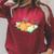 Kawaii Cat Women's Cat Books Flowers Raglan Sleeve Sweatshirt Heather Dust