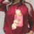 Kewpie Baby Magic Spell Book Witchcraft Halloween Gothic Raglan Sleeve Sweatshirt Heather Dust