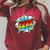 Kids Boys Ezra Comic Book Superhero Name Raglan Sleeve Sweatshirt Heather Dust