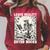 Leave Reality Enter Books Skeleton Reading Book Raglan Sleeve Sweatshirt Heather Dust