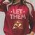 Let Them Book Reading Books Bookworm Bibliophile Raglan Sleeve Sweatshirt Heather Dust