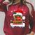 Librarian Book Santa Hat Reader Snow Pajamas Christmas Raglan Sleeve Sweatshirt Heather Dust