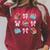 Librarian Library Books Girl Coquette Bow Pink Mom Raglan Sleeve Sweatshirt Heather Dust
