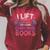 I Lift So I Can Carry More Books Reader Raglan Sleeve Sweatshirt Heather Dust
